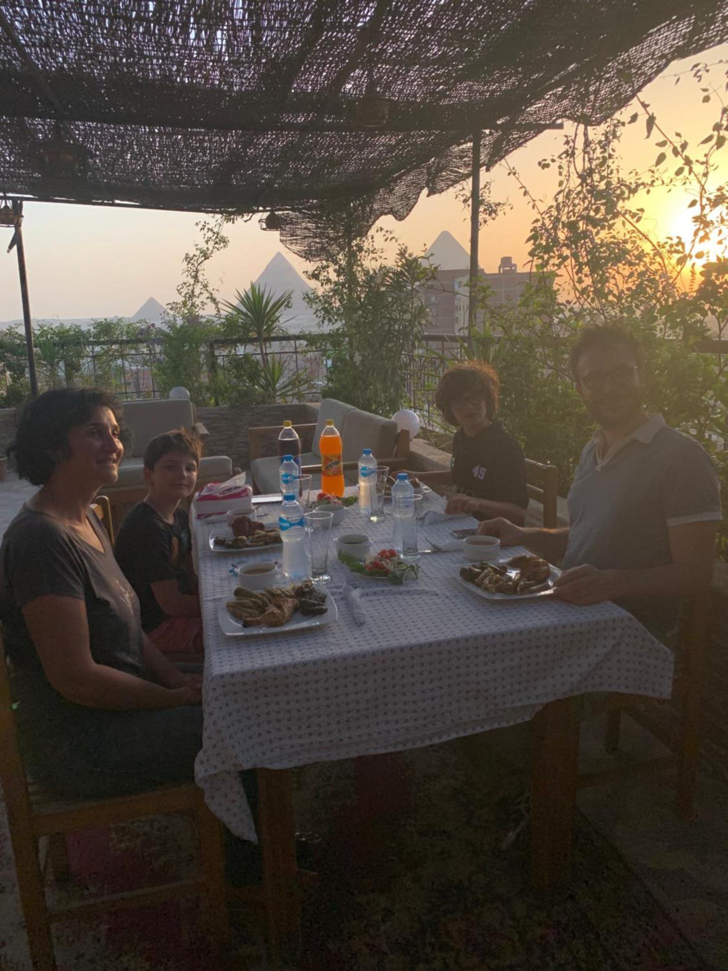 Draz Pyramids View Bed & Breakfast Kafret el-Gabal Εξωτερικό φωτογραφία